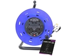 EXTENSION REEL 25m 13AMP 4xSOCKET ON STAND