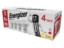 ENERGIZER LED GU10 3K WARM WHITE 4.9W 345LM PK4 