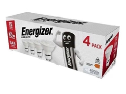 ENERGIZER LED GU10 4K COOL WHITE 4.9W 345LM PK4