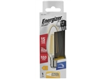 ENERGIZER FILAMENT LED CLEAR DIMMABLE CANDLE SBC B15 27K WARM WHITE 5W 470LM