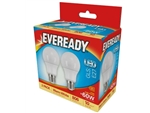 EVEREADY LED GLS ES E27 3K Warm White 8W 806LM = 60W PK2 X 6 