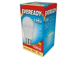 EVEREADY LED GLS BC B22 3K WARM WHITE 13.8W 1521LM = 100W PK5