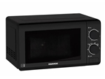 DAEWOO MICROWAVE BLACK 20L 700W MANUAL CONTROL